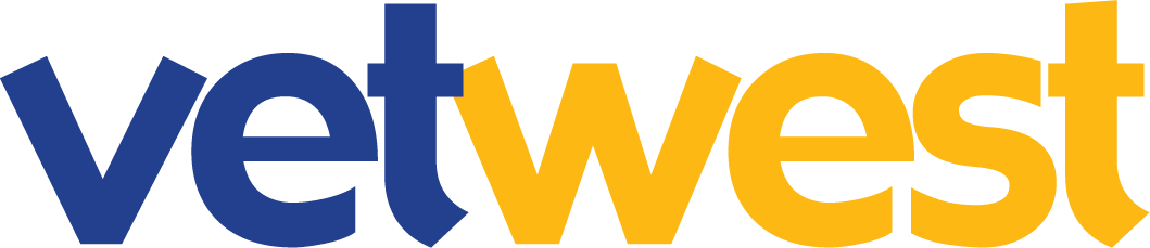 Vetwest Logo Blue & Gold